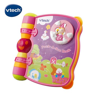 Vtech 音樂探索翻翻書-粉【悅兒園婦幼生活館】