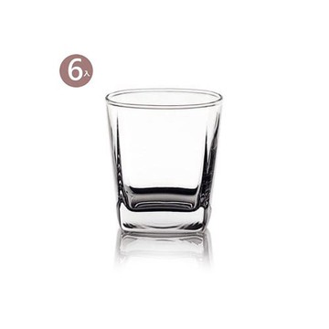 Ocean Plaza方型洛克杯195cc-6入組