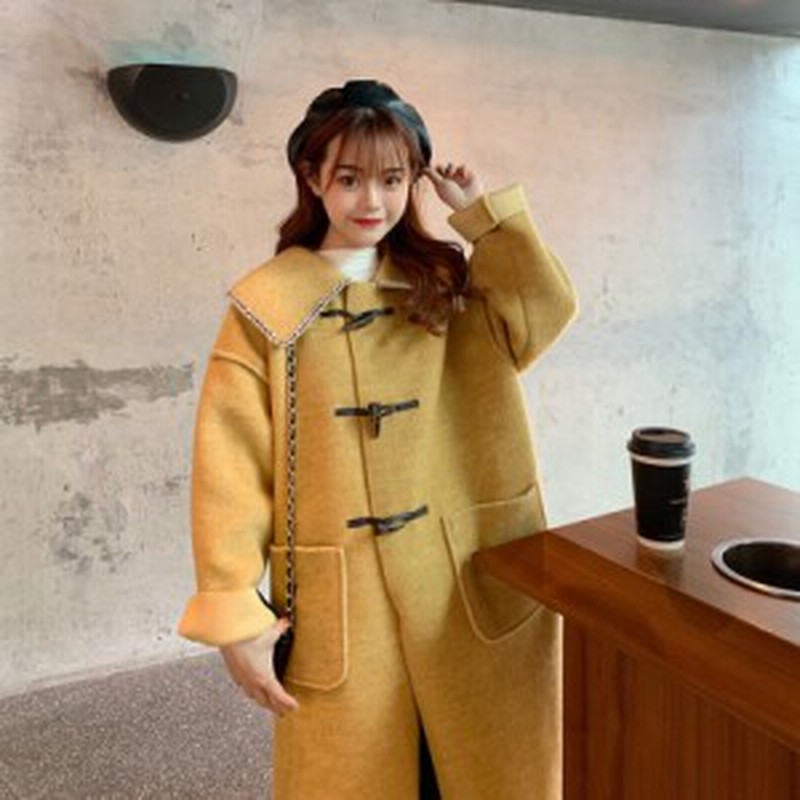即納 ファッション レディース ダッフルコート コーデ アウターファー フード付き ウールコート ミドル丈 ビッグシルエット ベーシック 通販 Lineポイント最大4 0 Get Lineショッピング
