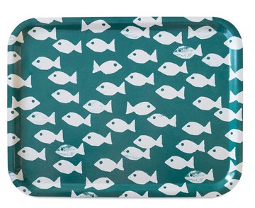 長方型托盤-FISH TRAY, OCEAN  (43 X 33 cm)