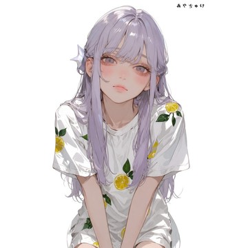 【8 月新品】07-139-0142 人物貼紙 簡約夏日女孩