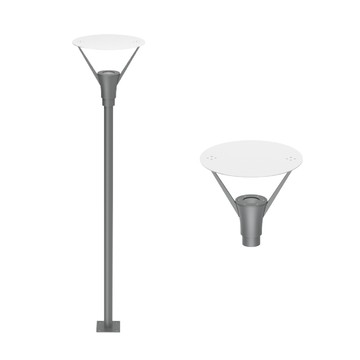 舞光 LED 奧古斯丁高燈 30W 黃光 防塵防水 全電壓 戶外燈 路燈 庭院燈 街燈 公園燈 (A Light)