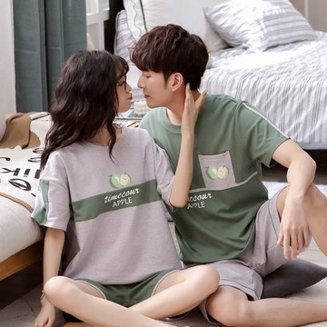 夏天情侶睡衣夏純棉短袖韓版全棉網紅爆款男女薄款夏季家居服套裝