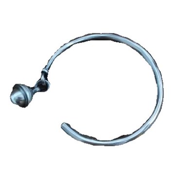 99足銀鈴鐺款手鐲 個性原創 復古做舊  純銀開口鈴鐺款手鐲