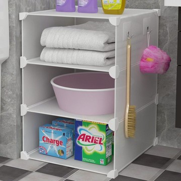 衛生間置物架浴室洗臉盆架子塑料落地衛浴廁所角架多層洗澡間儲物