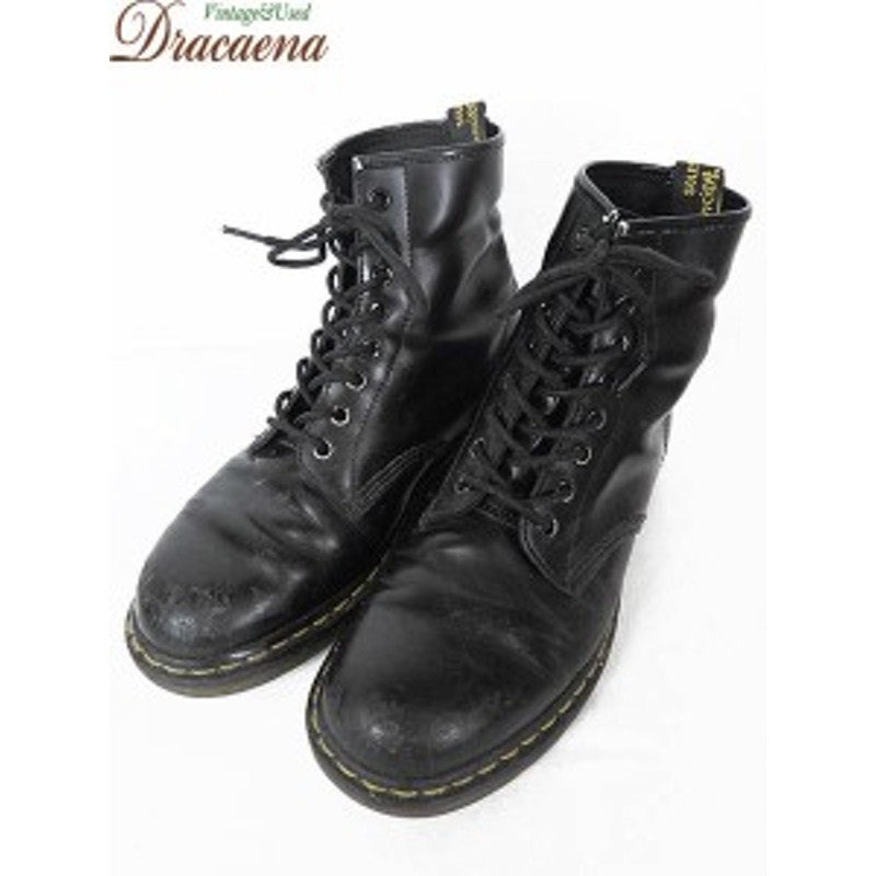 古着 シューズ Dr Martens ドクターマーチン 8ホール ハイカット レザー ブーツ Uk8 26 5 P位 靴 雑貨 古着 通販 Lineポイント最大1 0 Get Lineショッピング