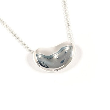 【日本直送 二手美品】蒂芙尼 TIFFANY&Co. 項鍊 豆豆 艾爾莎‧佩 হারে蒂 925銀 全新拋光 精品 飾品