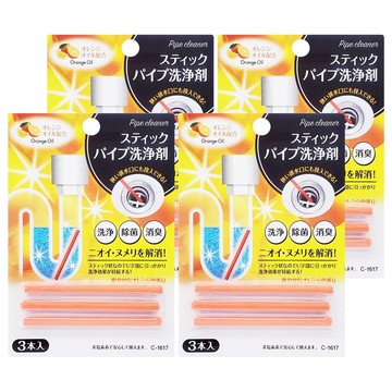 不動化學 條狀酵素水管清潔  30g  4盒