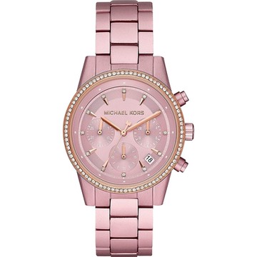 Michael Kors MK Ritz 晶鑽計時女錶 雙12購物節 送禮首選-37mm MK6753