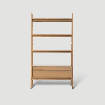 艾禮思抽屜四層架 橡木 大