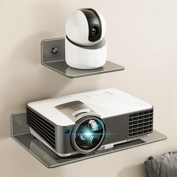 公司貨 免運 速發 開發票 免打孔投影儀支架上墻置物架壁掛路由器放置架電視機頂盒支撐架子