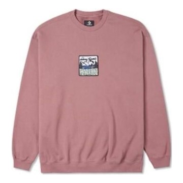 Converse Counter Climate Graphic Crew Sweatshirt 'Pink Mauve'