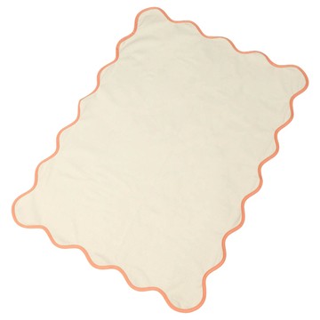 akachan honpo - 波浪邊換尿布墊-桃色 (70×50cm)