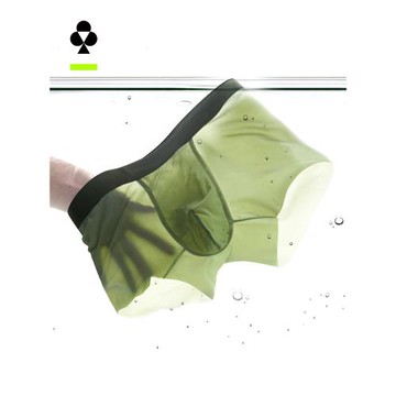 有棵樹男士內褲冰絲四角褲純棉襠抗菌男生平角短褲頭男式透氣