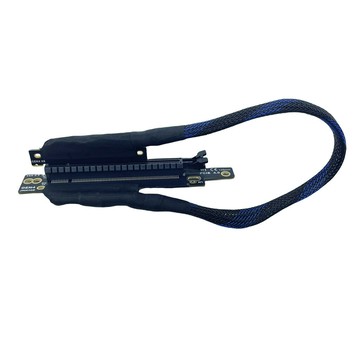 PCIE4.0X8轉X16延長線 線束立管鍍銀線AI服務器轉接GPU顯卡延長線【北歐家居生活】