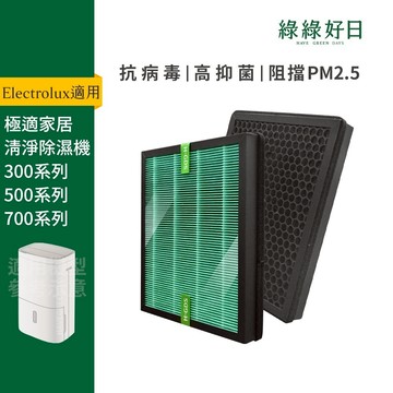 綠綠好日 適用 伊萊克斯 300 500 700系列 EDH14TRBW2 EDH12TRBD2 HEPA抗菌濾網 濾芯