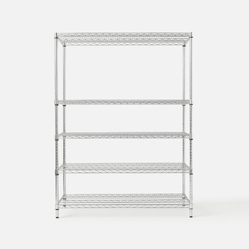 (組合) 特力屋 重型鍍鉻五層架 122x60x160cm