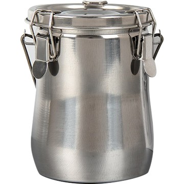 不鏽鋼油畫洗筆筒 F702 鼓型 大號  8.7 x 12.5 cm