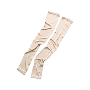 高檔桑蠶絲袖套 真絲套指袖套 長款手套 防曬遮陽 長款袖筒女袖套