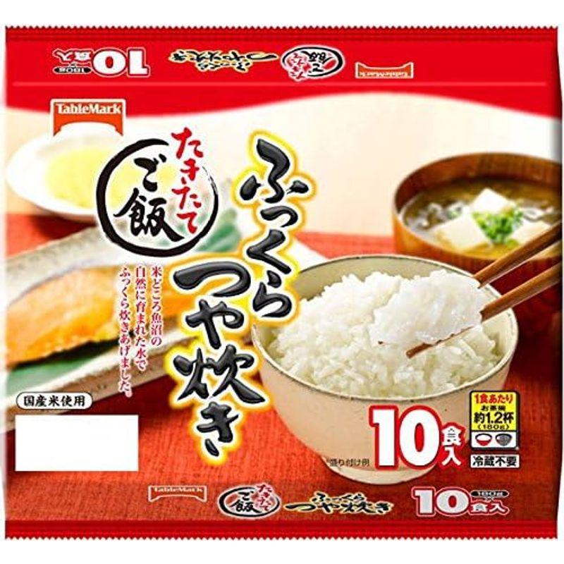 テーブルマーク たきたてご飯 ふっくらつや炊き 180g×10食 4袋入×2 まとめ買い