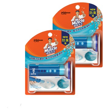Mr Muscle 威猛先生 潔廁清香凍組裝 長達6週 清新海洋  2組  38g