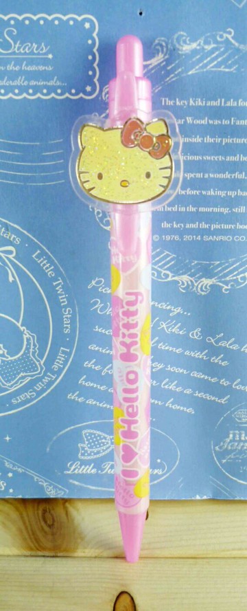 【震撼精品百貨】Hello Kitty 凱蒂貓 KITTY原子筆-全臉圖案 震撼日式精品百貨