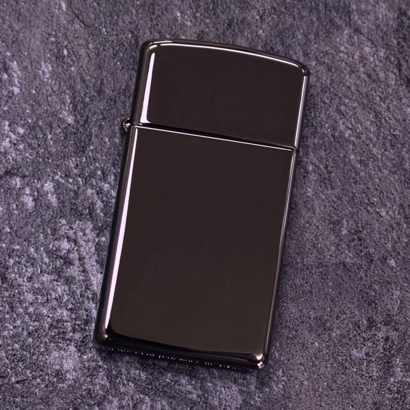 ZIPPO ジッポライター SLIM BLACK ICE(スリム ブラックアイス) 無地