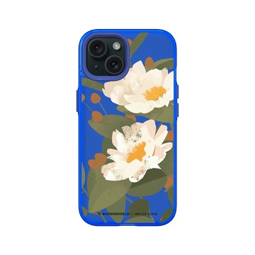 iPhone 15 Clear 激光藍 - Janice Sung - Flora 花