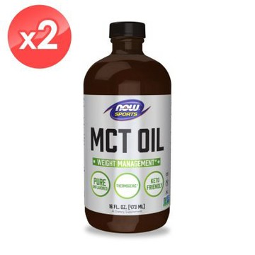 【NOW】中鏈MCT油2瓶組(473毫升/瓶)