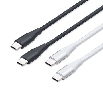 【台灣製造】XA35 Type C to C 鋁製超粗60W急速充電線1.5M