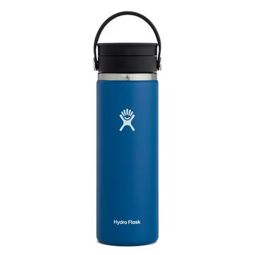 【【蘋果戶外】】Hydro Flask【旋轉咖啡蓋 / 寬口 / 591ml】20oz 鈷藍色 美國不鏽鋼保溫保冰瓶 保冷保溫瓶 不含雙酚A