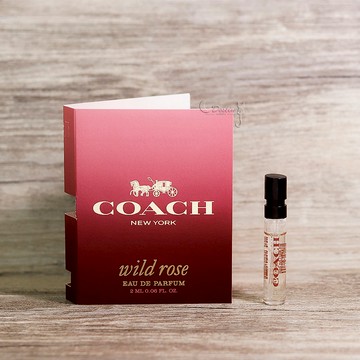 COACH 曠野玫瑰 Wild Rose 女性淡香精 2ml 可噴式 試管香水 全新