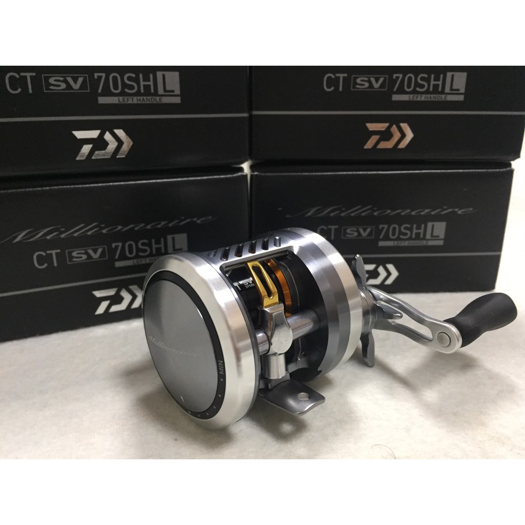 平昇釣具】DAIWA MILLIONAIRE CT SV 70HL 70SHL 左手/右手路亞捲線器小