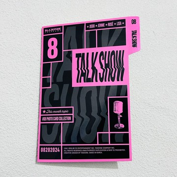 ⭐韓國代購正版⭐BLACKPINK粉墨遊戲盒talkshow脫口秀周邊小卡全新未拆ins