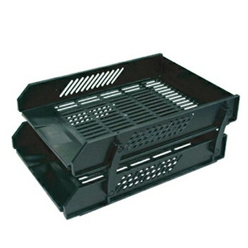 【文具通】DR 402# B4 活動二層公文架 黑 L3010389【APP滿額下單10%點數(單一帳號最高1000點)】4/30止