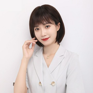 【巴黎精品】中長假髮真髮絲-蓬鬆鮑伯清爽時尚女假髮p1ad21