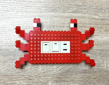 積木收納螃蟹造型組合包  限量供應 相容樂高LEGO