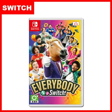 任天堂 Nintendo Switch《Everybody 1-2-Switch》中文版+配件(手臂套/手指套/20W豆腐頭