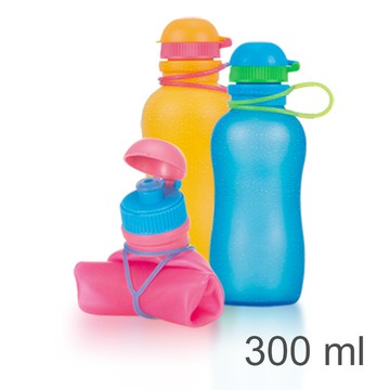 【viv】矽膠摺疊水壺 300ml【G1PU0025】