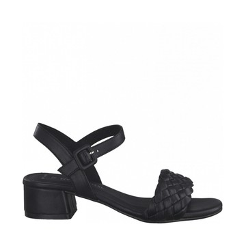 MARCO TOZZI BLACK CASUAL OPEN SANDALS 黑色女款鞋子
