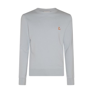 Maison Kitsune - Sky Blue Cotton Chillax Fox Sweatshirt