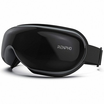 RENPHO 【美國  台灣公司貨】 氣壓式熱感眼部按摩器-黑色 / RF-EM001BK