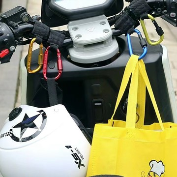 鋁合金多功能前置D型掛勾 SIN5421【顏色隨機】掛勾 車用掛勾 機車掛勾