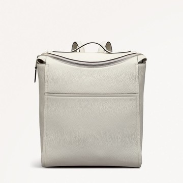 Radley London Womens Leather Oak Street Medium Ziptop Backpack - White Medium
