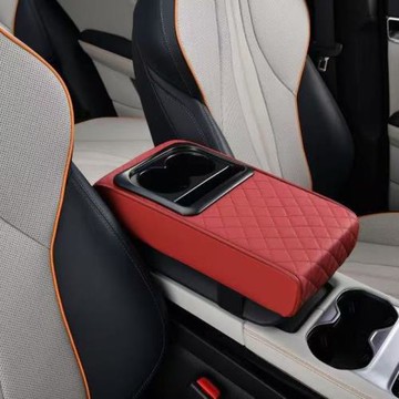 跨境工廠多功能汽車扶手箱墊帶杯墊收納手機架三合一扶手箱增高墊