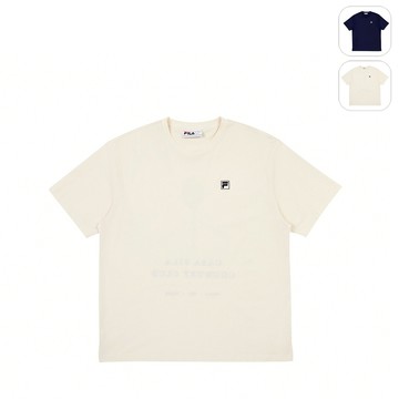 【FILA】男性 短袖 棉質圓領T恤-米卡其 1TEY-5819-BG