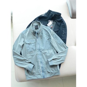 彈力抗撕裂日單尾貨男裝春夏款立領夾克外套時尚百搭休閑運動上衣