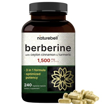 美國代購！原裝正品NatureBell Berberine Plus黃連素 240粒