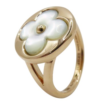 【二手名牌BRAND OFF】LOUIS VUITTON LV 路易威登 18K玫瑰金 Blossom 戒指 #51