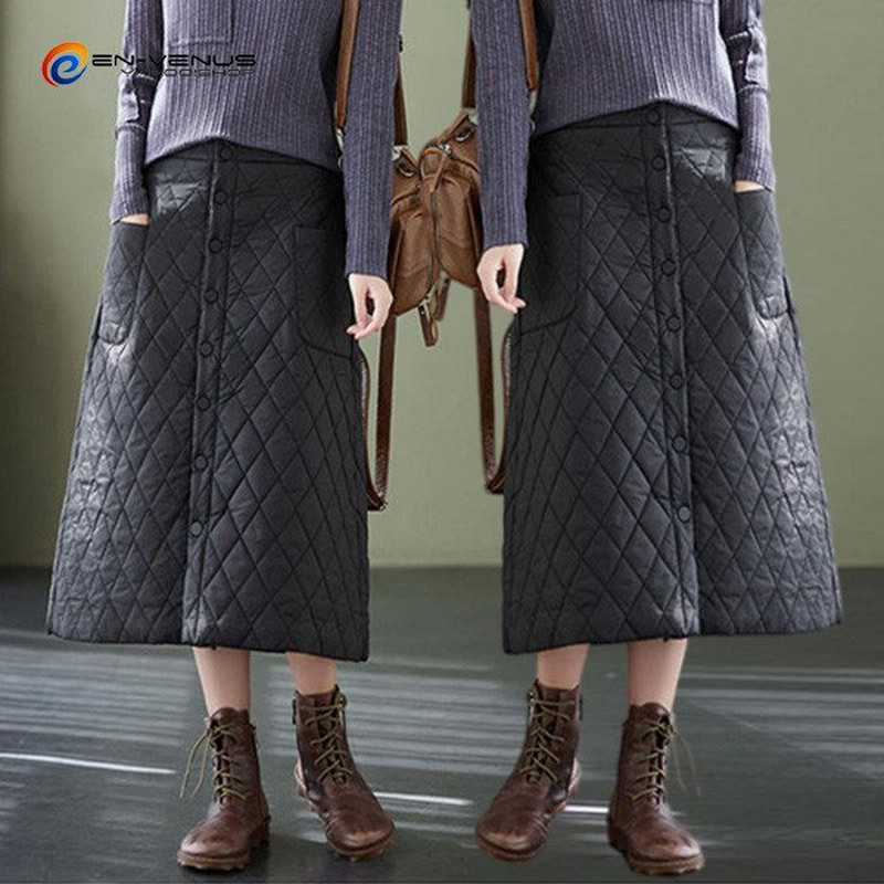 ダウンスカート ロングスカート レディース 冬 防風 防寒 スカート 暖かい あったか 冬 ルーズ ロング レディース ハイウエスト カジュアル 軽量 通販 Lineポイント最大0 5 Get Lineショッピング